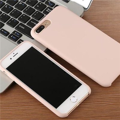 Liquid Silicone Gel Rubber IPhone 7 Shockproof Case With Soft Microfiber Cloth Lining Cushion