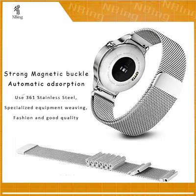 Samsung Gear S3 Frontier Stainless Steel Milanese Loop Bands Watch Strap Bands Replacement 22mm