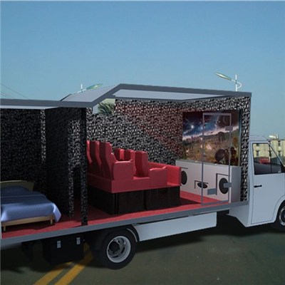 New Fashion Truck Mobile 5d Cinema, Mini 7D Cinema, 9D Cinema Equipment For Hydraulic System
