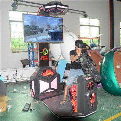 360 Degree 9D VR Gatling Fighting HTC Vive Helmet Virtual Reality For VR Theme Park