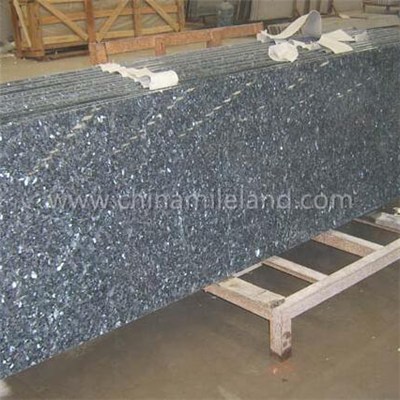 Blue Pearl Granite Prefab Countertop With Laminated Bullnose Edge