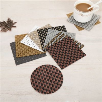 High Quality Stain Resistant Easy Clean Coaster PVC Cup Mat