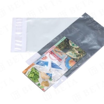 12 X 18 Clear Front Back Opaque Poly Mailers With Double Perforation Lines