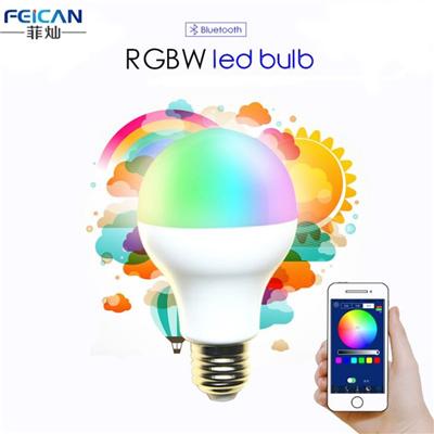 DreamBLE App Controlled For IPhone IOS/Android Smartphones Plastic Bluetooth Multi-color RGBW Music Light Blub 5W 7W 9W