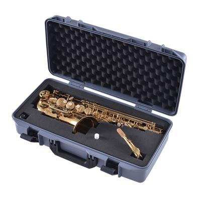 Brass Instrument, Wind Instrument, Rectangular Trumpet, Saxophone And Small Sax Case