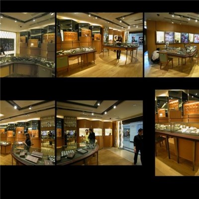 Emperor Watch Counter Makes Watches, Showcase, Solid Wood And Stainless Steel, Shop Decoration, Luxury Commercial Furniture, Watch Shop, Stainless Steel Showcase Production