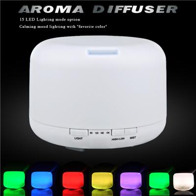 500ml Aromatherapy Essential Oils Diffuser,7 Color Changing Aroma Diffuser
