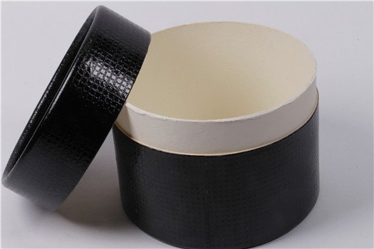 custom black biodegradable cardboard paper tube for packaging