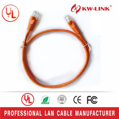 Cat6 Stranded UTP BC Patch Cable with RJ45, Orange