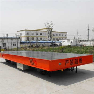 Manufacturer Battery Industrial Transfer Flat Cart Railway Electric Cart For Sale