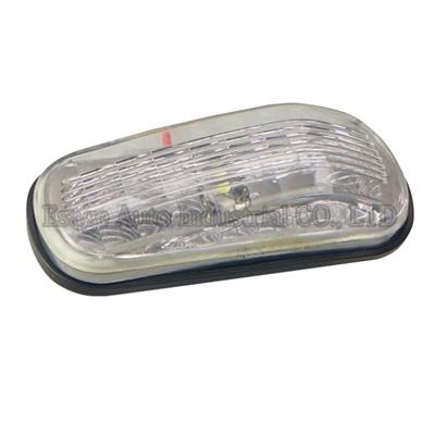 LED Oval 3''*1.26''*0.7'' Truck Boat Bus Trailer Clearance Light And Marker Light W/ 2 LEDs