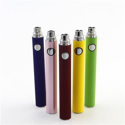 Evod MT3 Battery 650mah 900mah 1100mah Colorful Evod Battery With High Quality Battery Cell Rechargeable Ecigarette