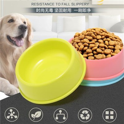 Cats Pet Portable Plastic Travel Feeding Bowl Durable Dog Water Dish Feeder Pet Bowl
