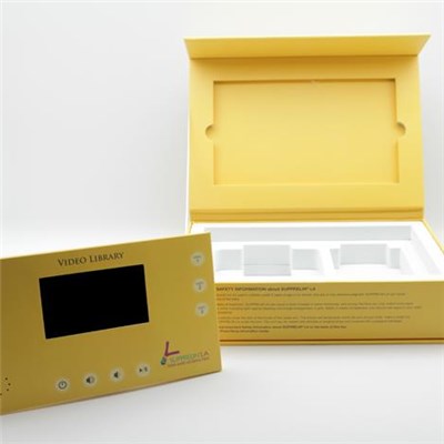 256MB Memory 4''HD LCD Display With CMYK Printing For Gift