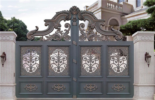 Yishu Metal factory made custom as your style aluminum gate