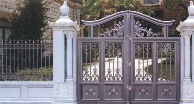 wholesale luxury decorative aluminum villas gate designs