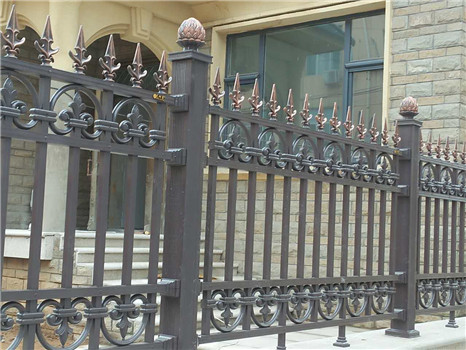 Yishu Metal Powder Coated decorative aluminum fence  panels