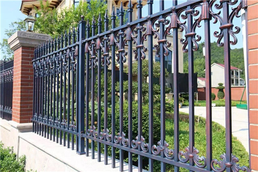 factory wholesale decorative metal fence panels with die casting  aluminum parts 