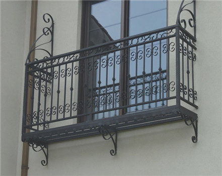 customization any color wrought iron window grill design for safety