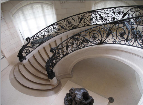 modern wrought iron ornamental stair railings classical interior baluster 