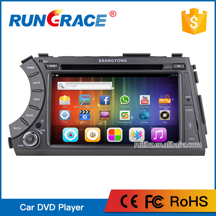 7'' Touch Screen Ssangyong car radio android dvd player for Actyon/Korando pick up