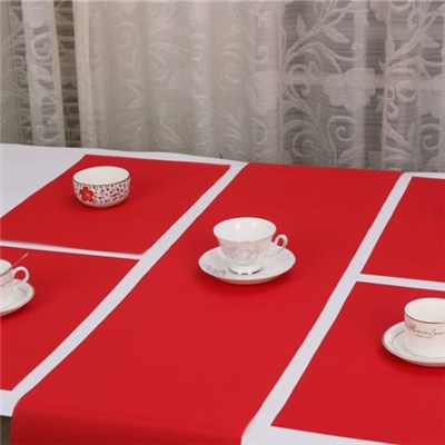 Classical Red Color Placemat Low Price New Arrival Table Runner