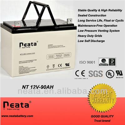 12V 18ah90ah High Rate Lead Acid Battery For UPS EPS Telecom System Control System