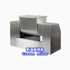 Horizontal type cream mixer