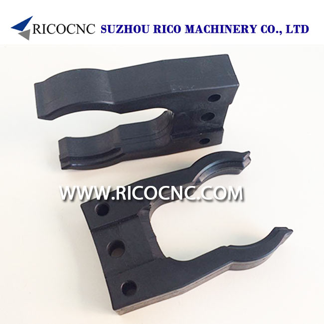 HSK-A|E|F 63 and SK 40 Tool Changer Elastic Gripper Fork Clips for ATC Tool Magazine