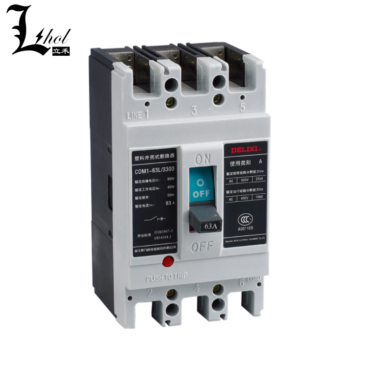 Delixi Moulded Case Circuit Breaker MCCB CDM1 from Chinese Manufacturer