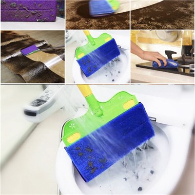 2016 Floor Cleaning Flat Mop Broom Microfiber Hands Mop Easy To Clean