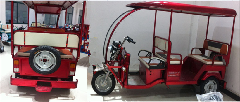 beautiful 3 Wheel electric passenger tricycle from China