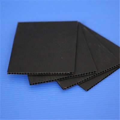 General 2-7 MM PP Polypropylene Straight Customized Color And Dimension Corrugated Plastic Sheets For The Partitions And Roofing And Billboards