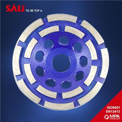 High performance Double Row Diamond Grinding Cup Wheel China supplier