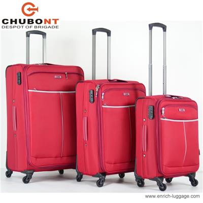 Polyester Travel Luggage Bags Built In Caster With Wheels In Small & Big Size