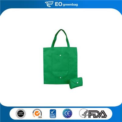 Nonwoven Shopping Bag With Pocket Foldable