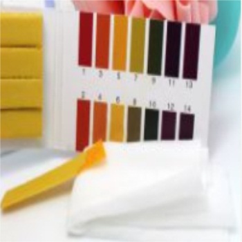 dry chemical pH test strips/paper