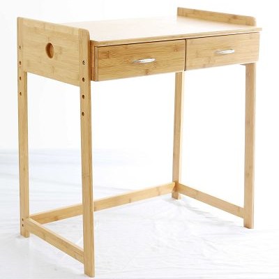 Bamboo Storage Desk With Drawer