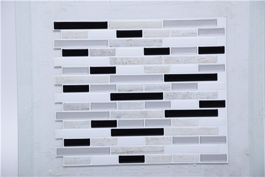 Premium Anti-mold Peel and Stick Wall Tile in Polito Gray