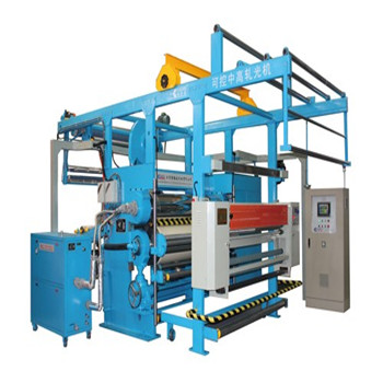 Two rollers Controllable middle height glazing calender machine