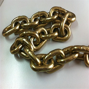 Grade 70/G70 alloy steel transportation binder tie down chain yellow Chromate(YC) finish