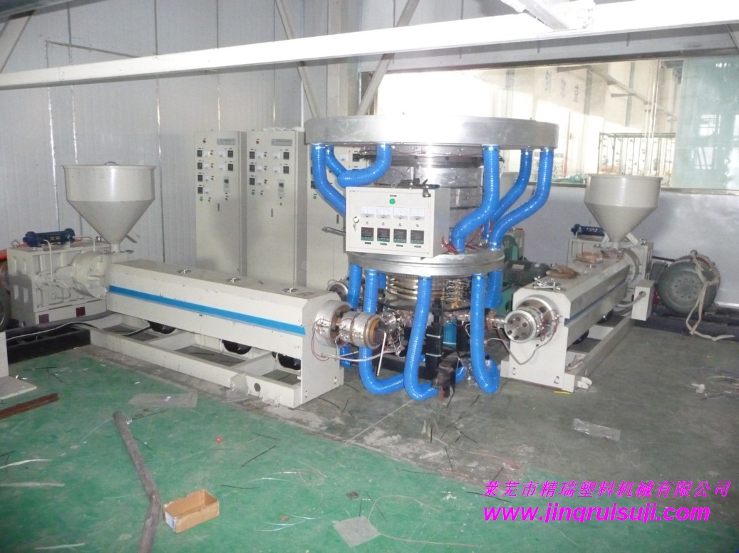 POF three layer co extrusion heat shrinkable film production line for sale