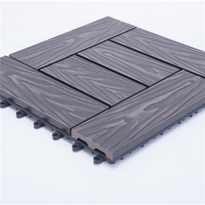 Diy Easy Fixed Wooden Decking Tiles For Balcony