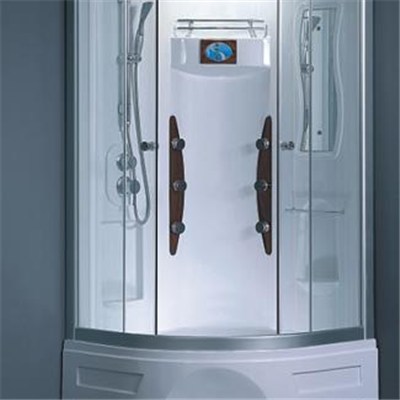 Round Shower Enclosures/ Cubicles/Corner Shower/Steam Shower With Hydro-massage Jets High Shower Tray