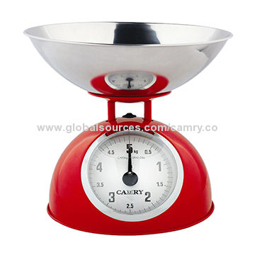 Mechanical Kitchen Food Weight Scale With Bowl