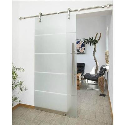 Double Barn Style Stainless Steel Sliding Door Rail Track Hardware System