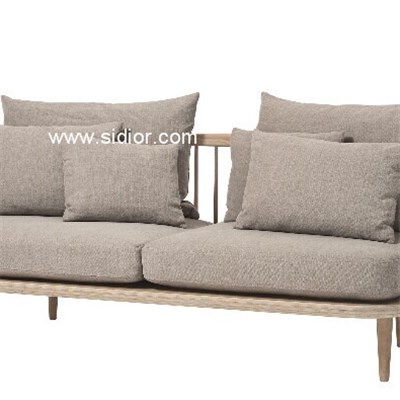 Modern Living Room Lounge Solid Wood Couch Sofa