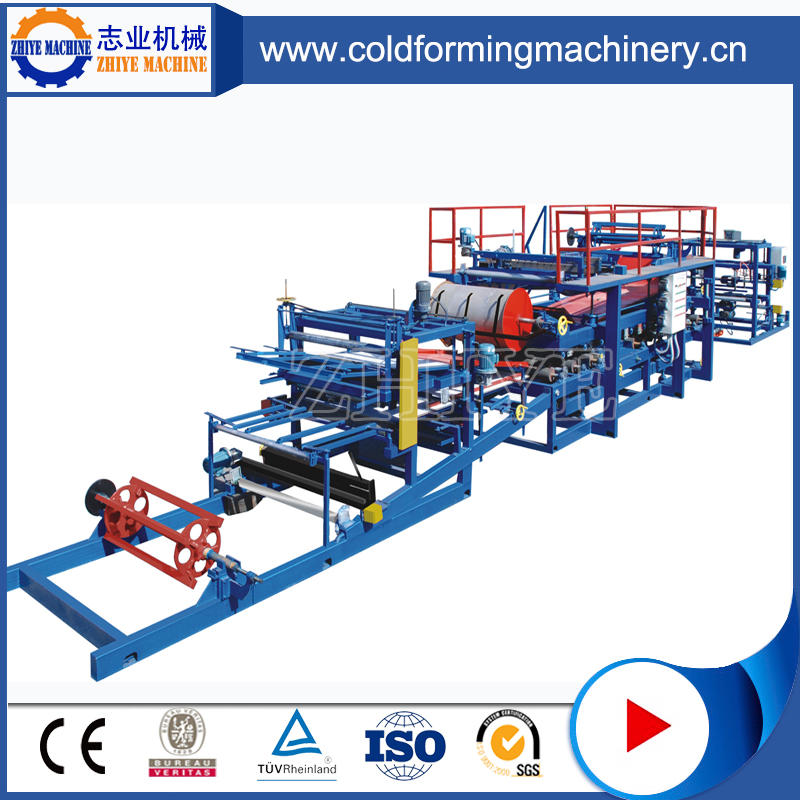 Eps Or Rockwoll Sandwich Panel Cold Rolling Forming Line