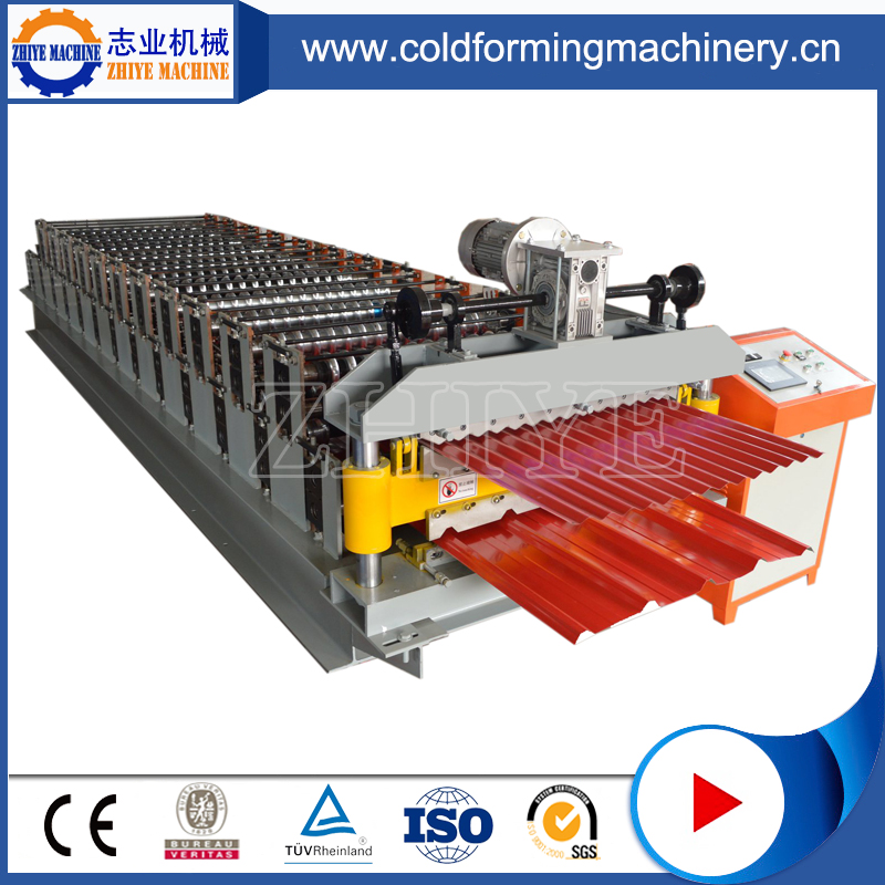 Double Layer Steel Roof Sheets Cold Forming Machine