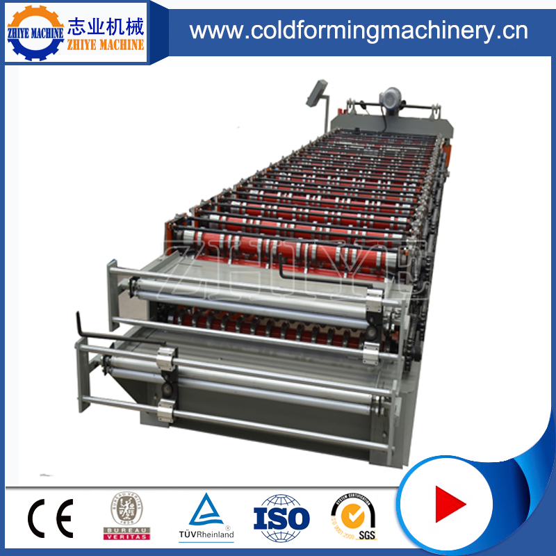 Automatic Double Layer Roof Tiles Cold Roll Forming Machinery